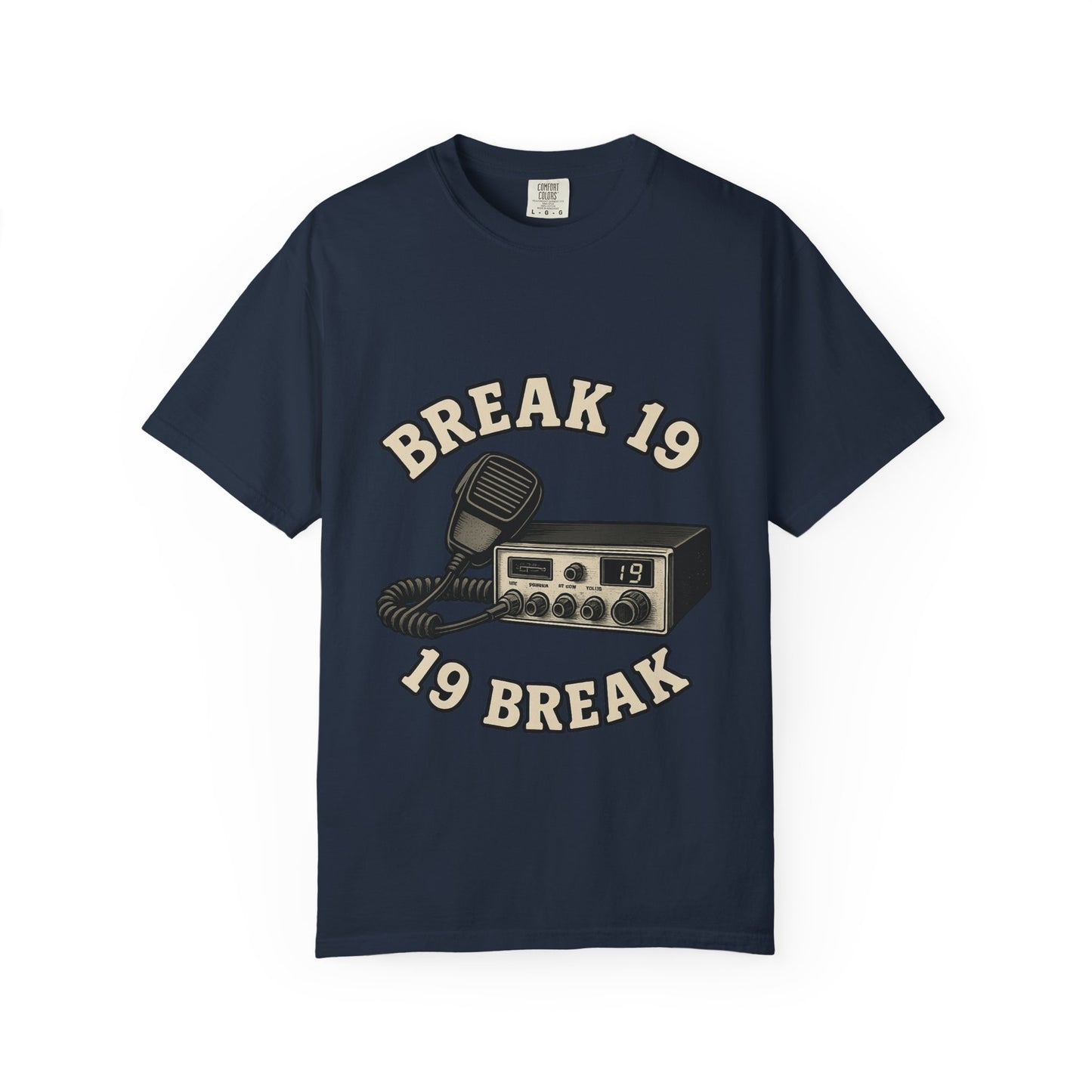 Retro Communication T-shirt with "BREAK 19" Design, Perfect for Truckers & Casual Wear, Gift for Road Trippers, Vintage Style Tee, [...]