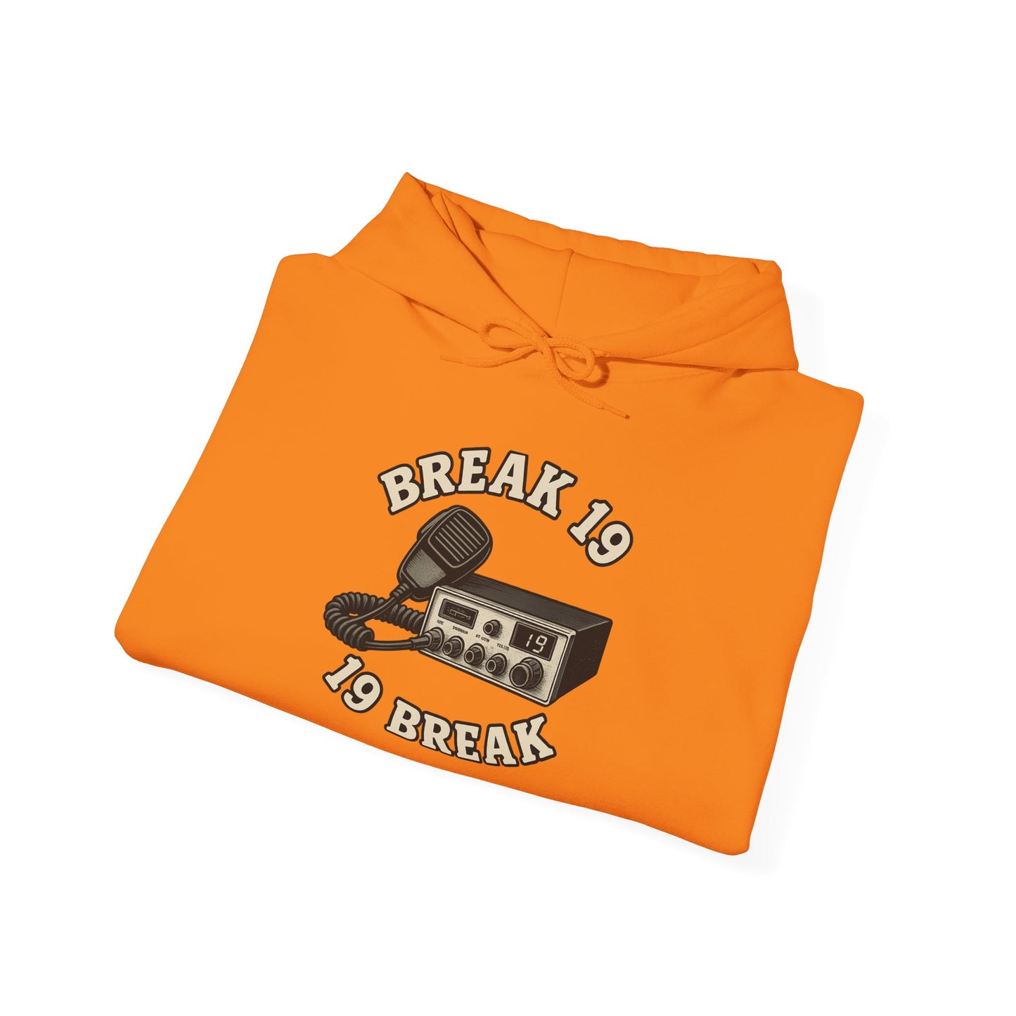 Retro Break 19 Hooded Sweatshirt, Vintage Style, Unisex Pullover, Casual Wear, Gift for Him, Gift for Her, Hip Hop Apparel