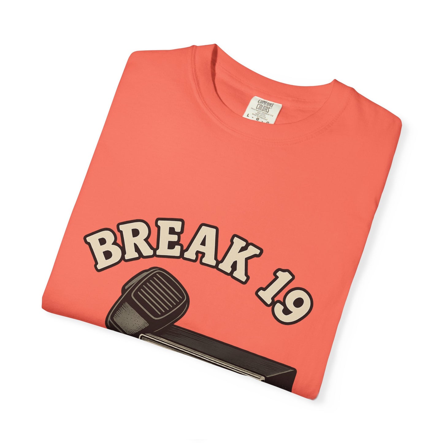 Retro Communication T-shirt with "BREAK 19" Design, Perfect for Truckers & Casual Wear, Gift for Road Trippers, Vintage Style Tee, [...]