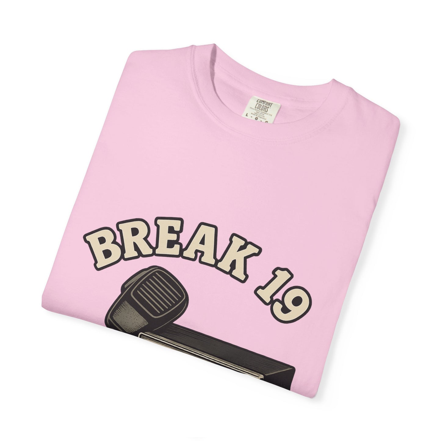 Retro Communication T-shirt with "BREAK 19" Design, Perfect for Truckers & Casual Wear, Gift for Road Trippers, Vintage Style Tee, [...]