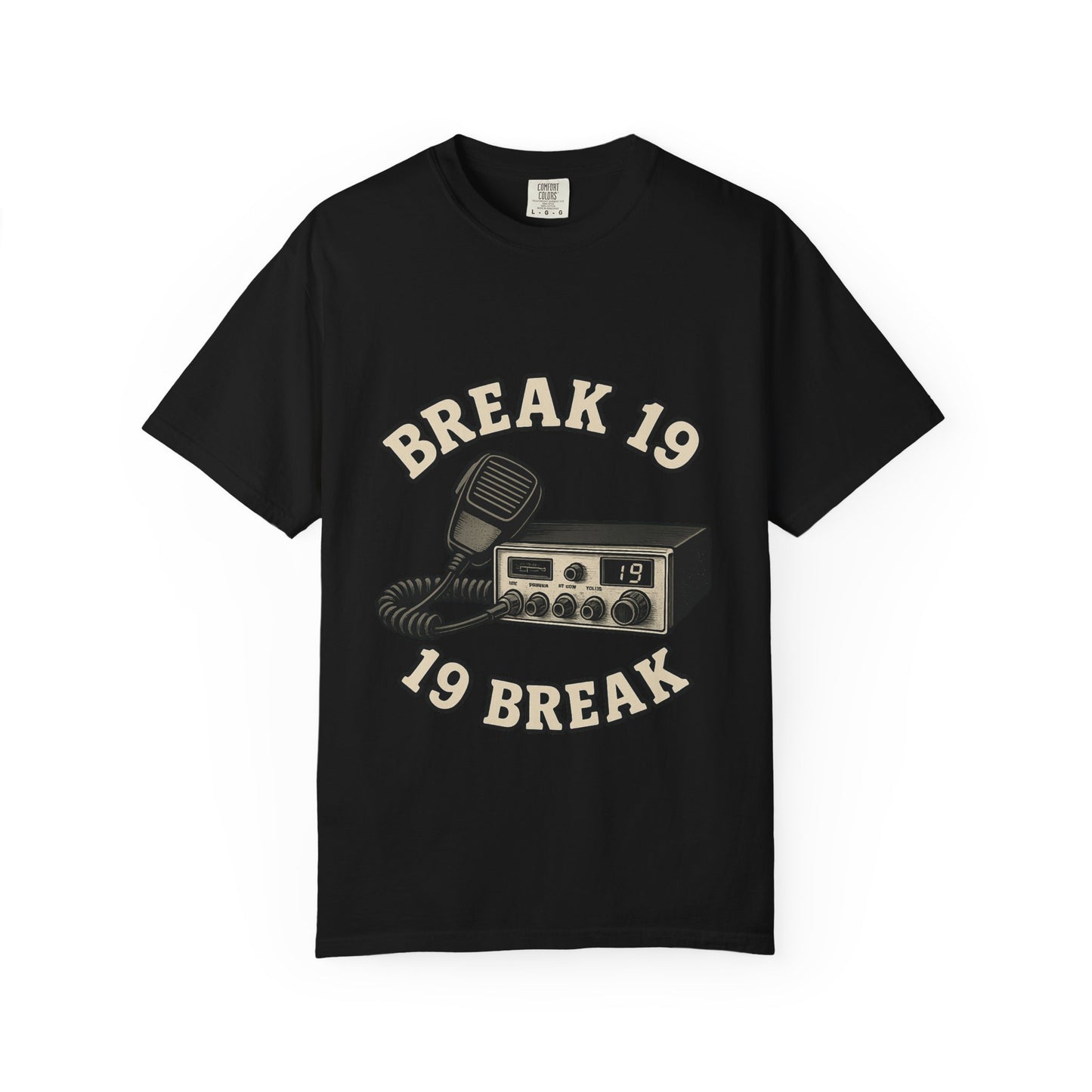 Retro Communication T-shirt with "BREAK 19" Design, Perfect for Truckers & Casual Wear, Gift for Road Trippers, Vintage Style Tee, [...]