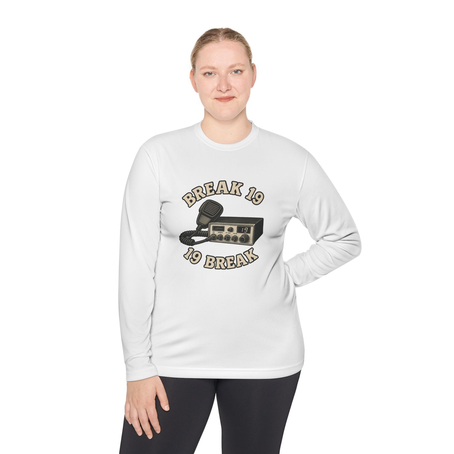 Retro CB Radio Long Sleeve Tee | Perfect for Truckers, Vintage Lovers, Gift for Students, Casual Wear, Radio Enthusiasts