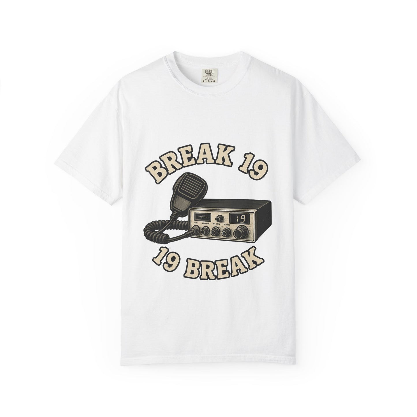 Retro Communication T-shirt with "BREAK 19" Design, Perfect for Truckers & Casual Wear, Gift for Road Trippers, Vintage Style Tee, [...]