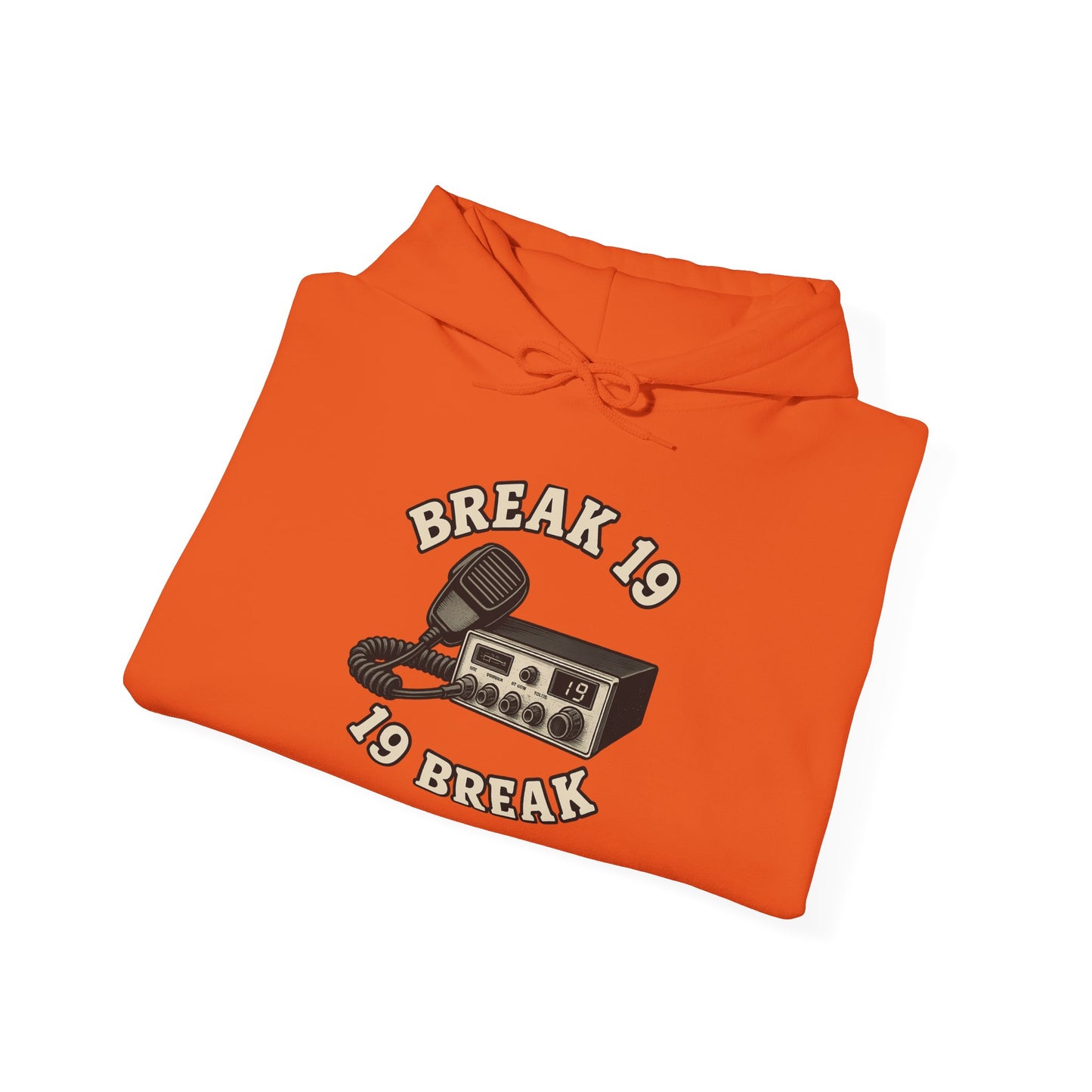 Retro Break 19 Hooded Sweatshirt, Vintage Style, Unisex Pullover, Casual Wear, Gift for Him, Gift for Her, Hip Hop Apparel