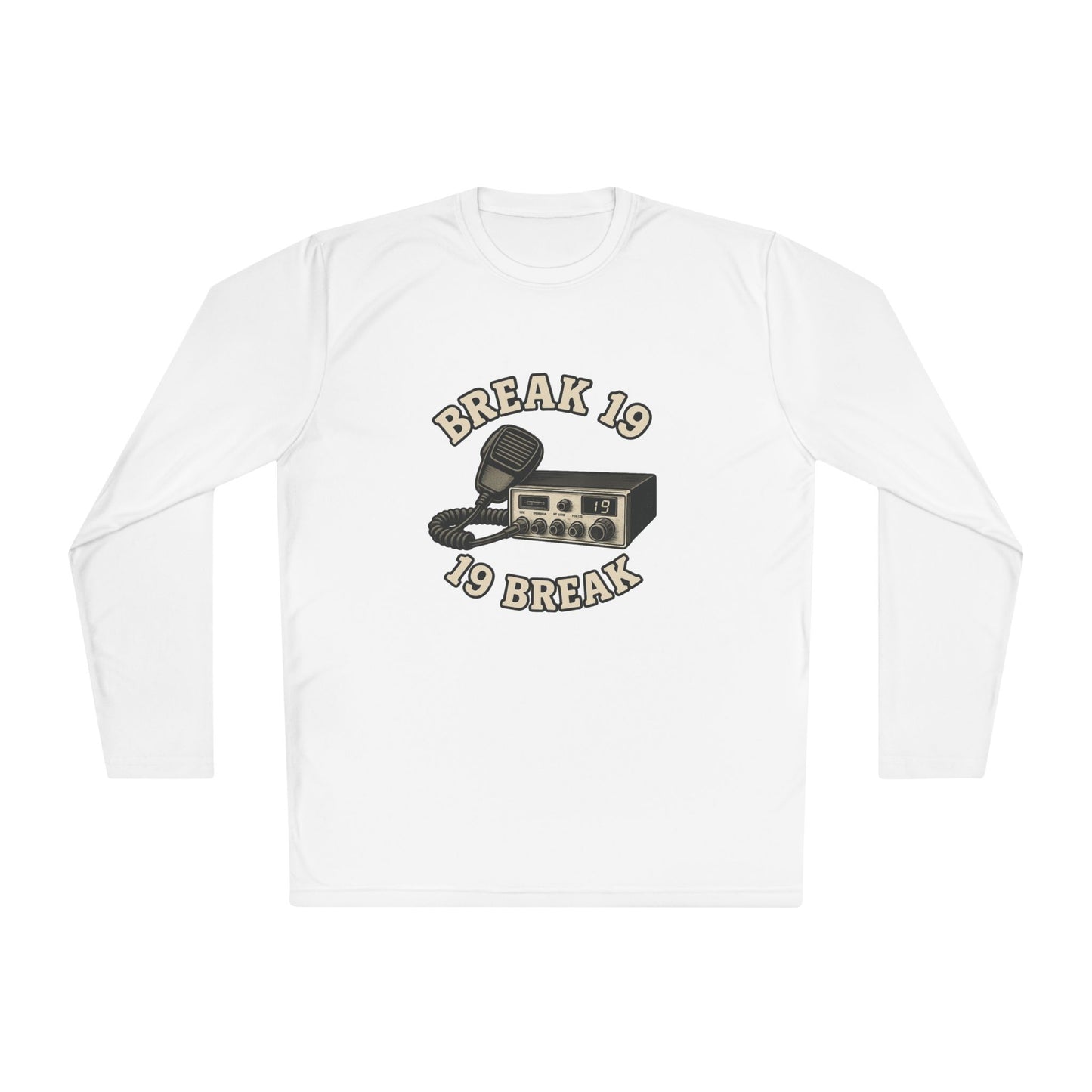 Retro CB Radio Long Sleeve Tee | Perfect for Truckers, Vintage Lovers, Gift for Students, Casual Wear, Radio Enthusiasts