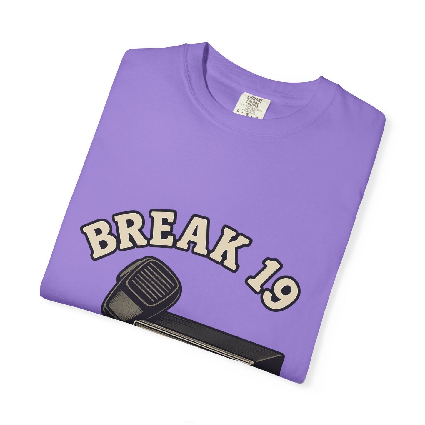 Retro Communication T-shirt with "BREAK 19" Design, Perfect for Truckers & Casual Wear, Gift for Road Trippers, Vintage Style Tee, [...]