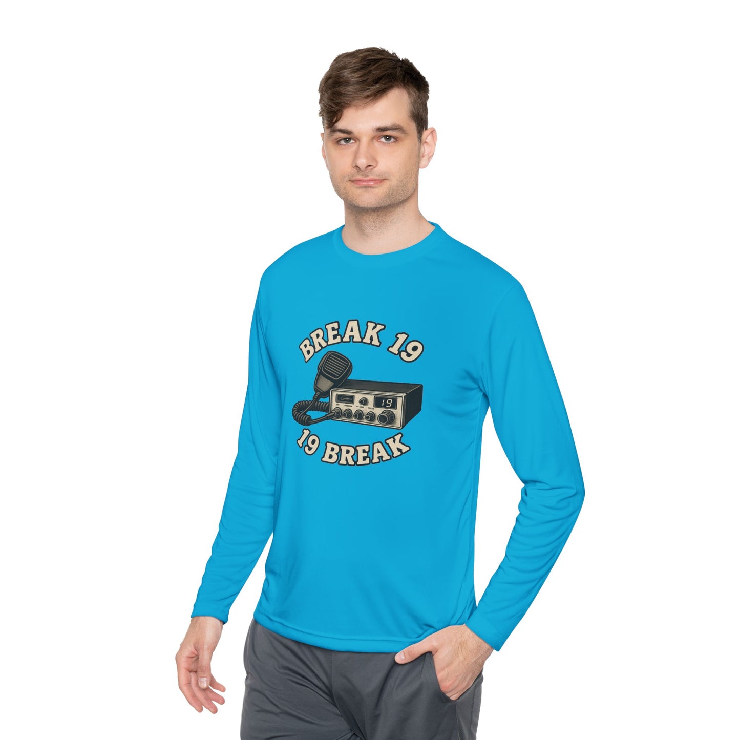 Retro CB Radio Long Sleeve Tee | Perfect for Truckers, Vintage Lovers, Gift for Students, Casual Wear, Radio Enthusiasts