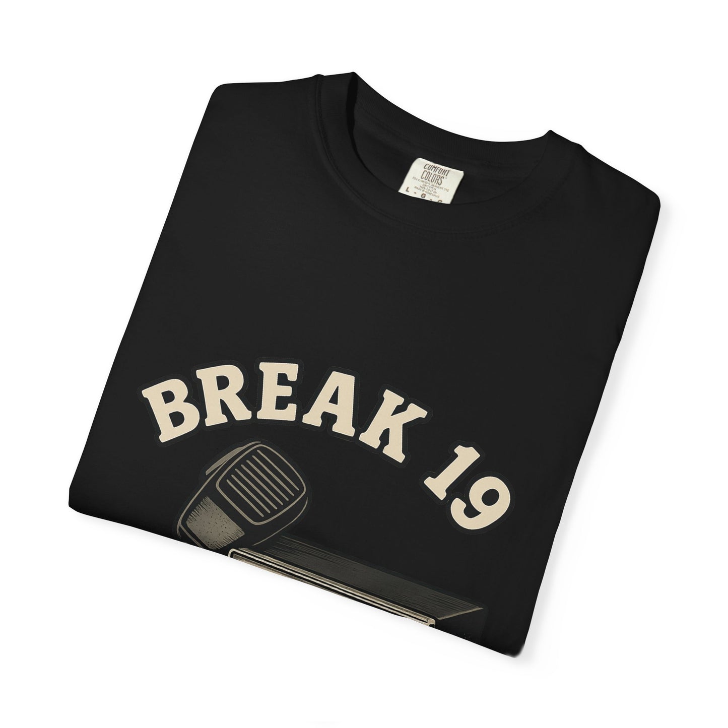 Retro Communication T-shirt with "BREAK 19" Design, Perfect for Truckers & Casual Wear, Gift for Road Trippers, Vintage Style Tee, [...]