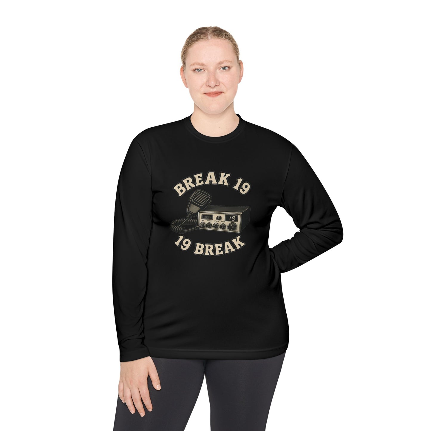 Retro CB Radio Long Sleeve Tee | Perfect for Truckers, Vintage Lovers, Gift for Students, Casual Wear, Radio Enthusiasts