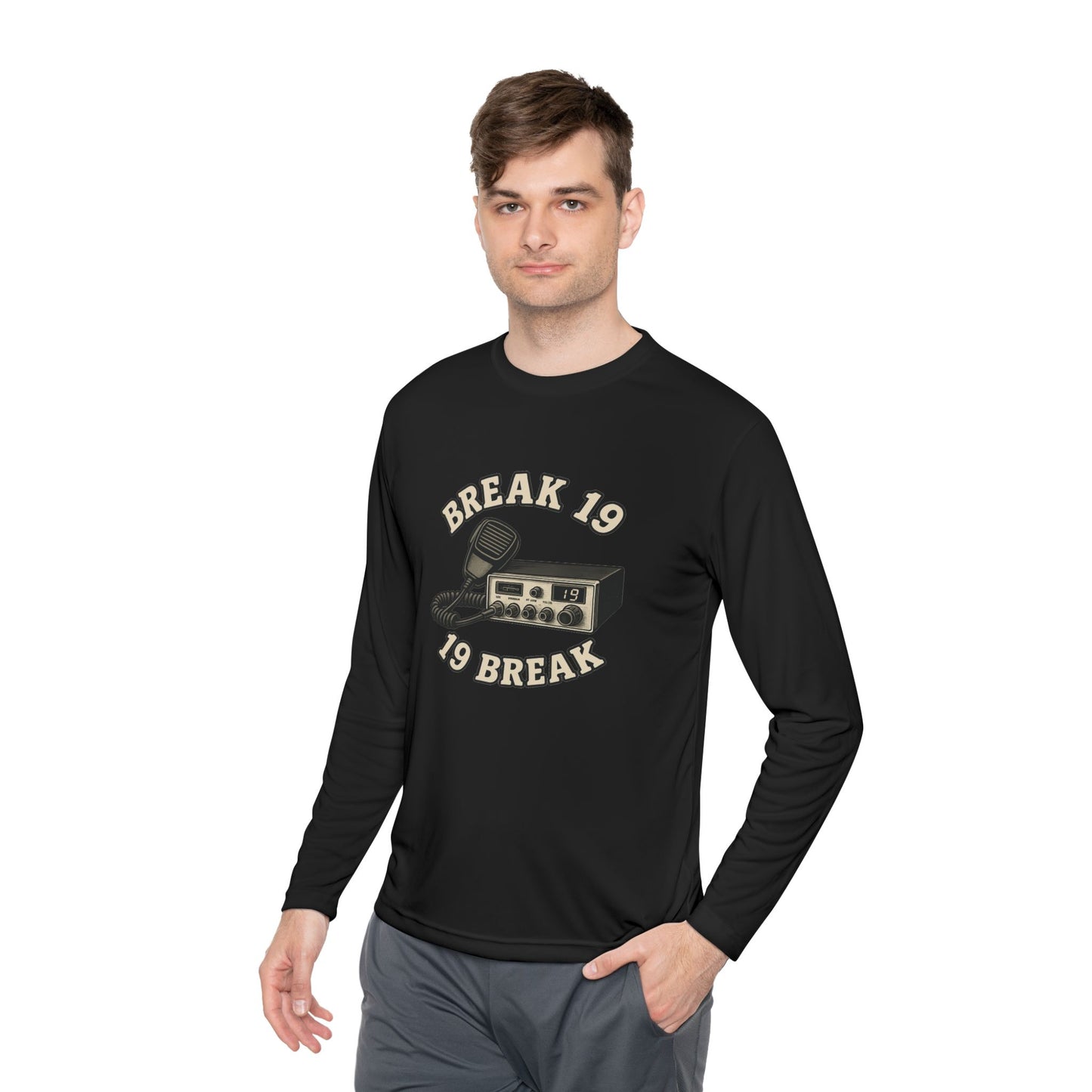 Retro CB Radio Long Sleeve Tee | Perfect for Truckers, Vintage Lovers, Gift for Students, Casual Wear, Radio Enthusiasts