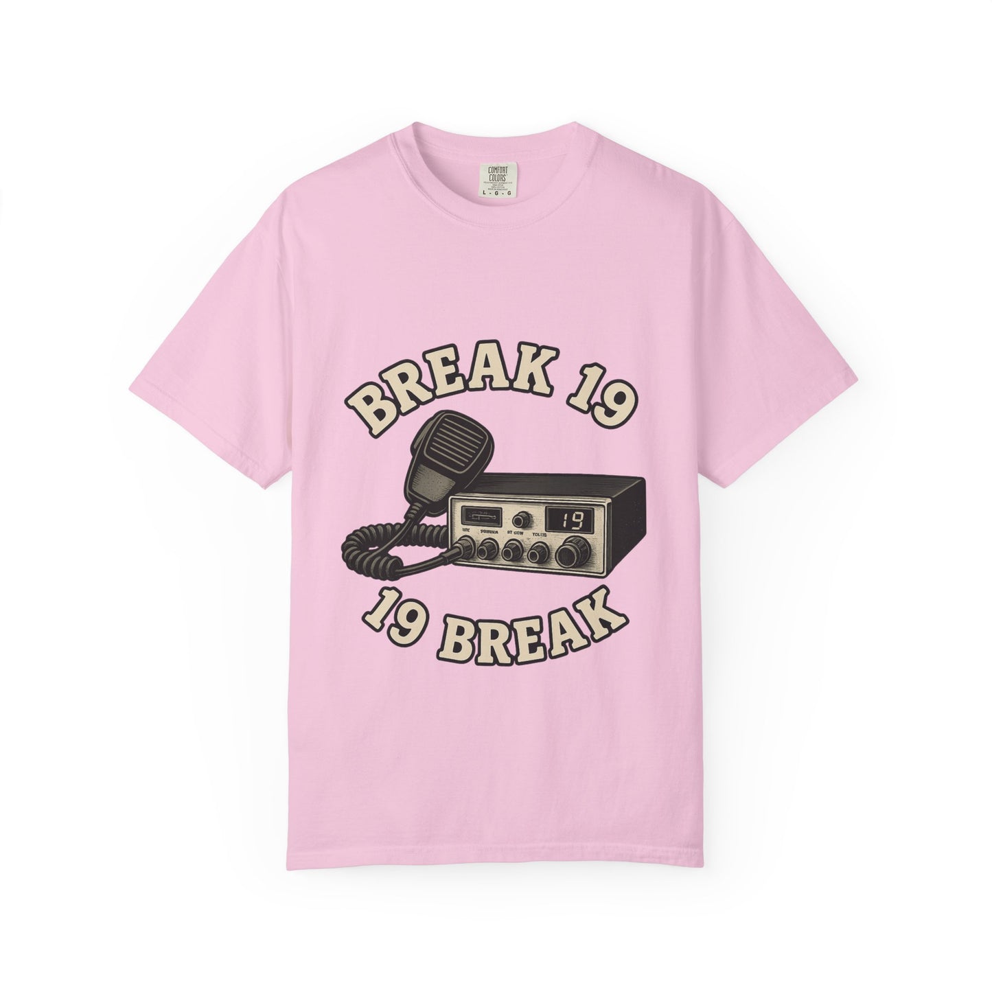 Retro Communication T-shirt with "BREAK 19" Design, Perfect for Truckers & Casual Wear, Gift for Road Trippers, Vintage Style Tee, [...]