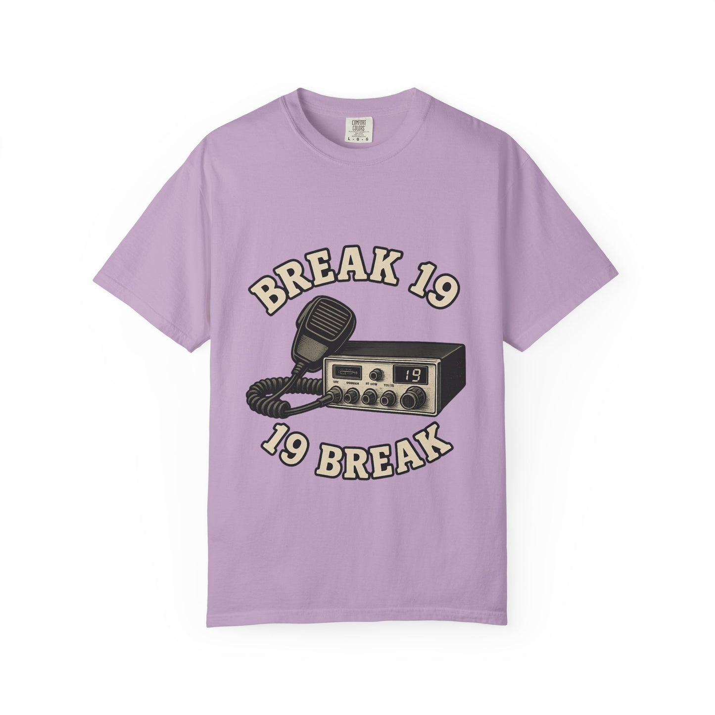 Retro Communication T-shirt with "BREAK 19" Design, Perfect for Truckers & Casual Wear, Gift for Road Trippers, Vintage Style Tee, [...]