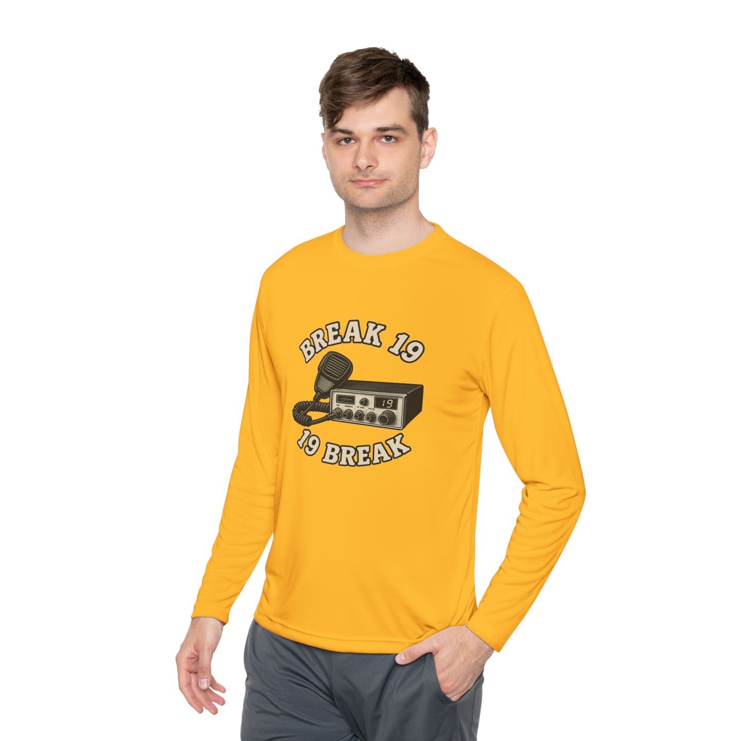 Retro CB Radio Long Sleeve Tee | Perfect for Truckers, Vintage Lovers, Gift for Students, Casual Wear, Radio Enthusiasts