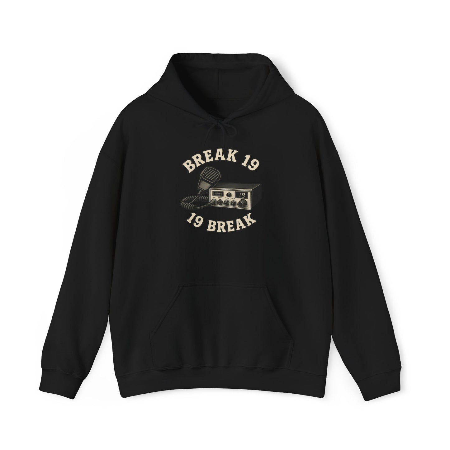 Retro Break 19 Hooded Sweatshirt, Vintage Style, Unisex Pullover, Casual Wear, Gift for Him, Gift for Her, Hip Hop Apparel