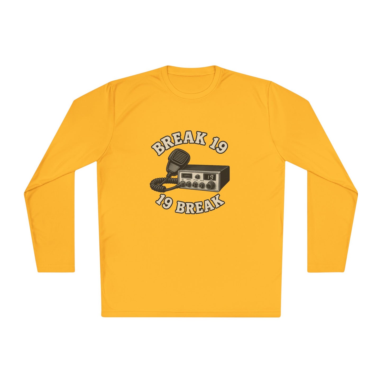 Retro CB Radio Long Sleeve Tee | Perfect for Truckers, Vintage Lovers, Gift for Students, Casual Wear, Radio Enthusiasts