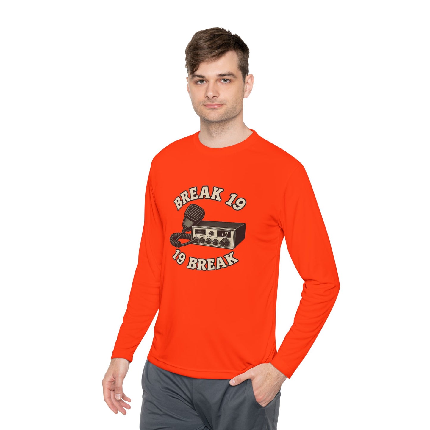 Retro CB Radio Long Sleeve Tee | Perfect for Truckers, Vintage Lovers, Gift for Students, Casual Wear, Radio Enthusiasts