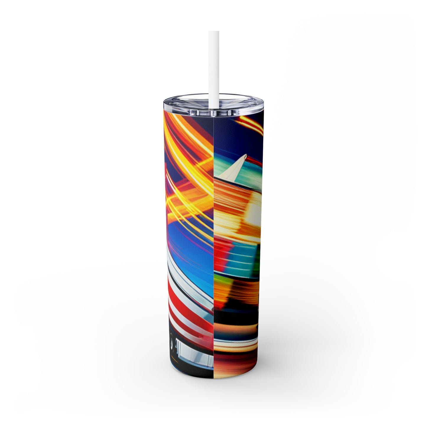 Skinny Tumbler with Straw, 20oz