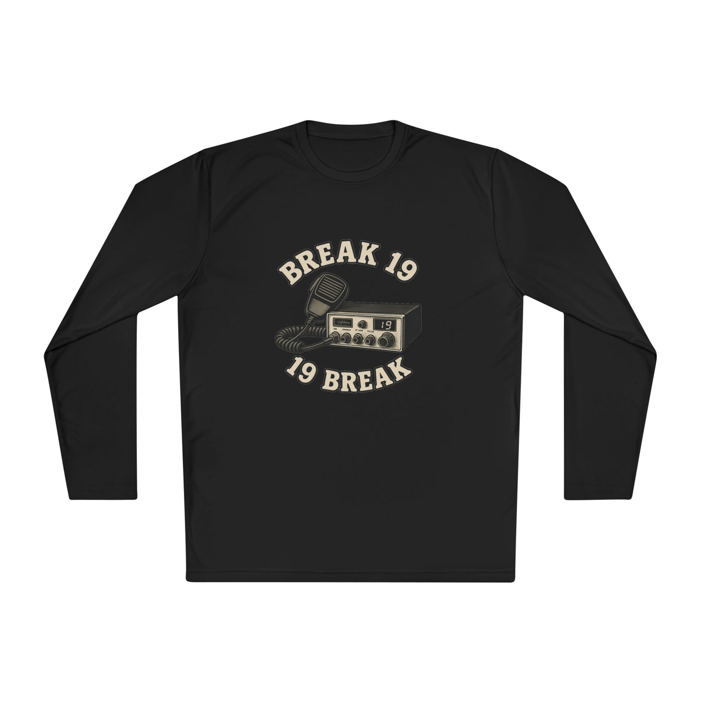 Retro CB Radio Long Sleeve Tee | Perfect for Truckers, Vintage Lovers, Gift for Students, Casual Wear, Radio Enthusiasts